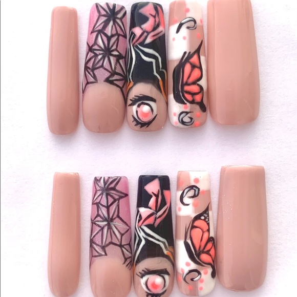 Anime Girl Press On Nails - Picture 5 of 12